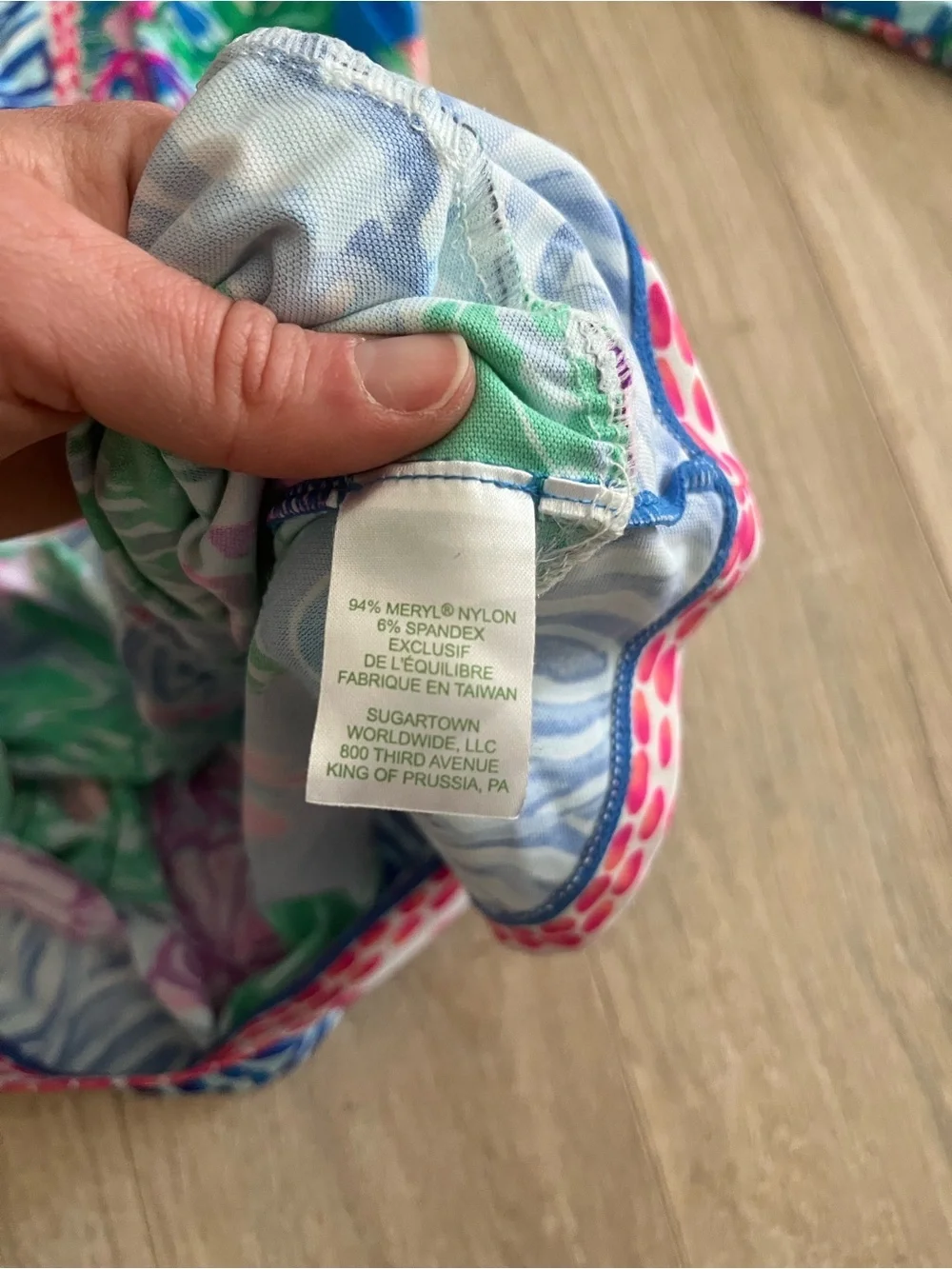 Lilly Pulitzer Nadine Dress UPF 50+ Pundy Blue Isle Be Back Chilly Lilly Small - Picture 4 of 5